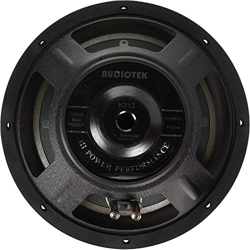 Audiobank P1601 Monoblok 1600Watts 1 Channel Car Audio Amplifier + 1x Audiotek K712 12-Inches 1200 Watts Car Subwoofer + 1500 Watts 8 Gauge Car Amplifier Installation Kit Audiobank P1601 Monoblok 1600Watts 1 Channel Car Audio Amplifier + 1x Audiotek K712 12-Inches 1200 Watts Car Subwoofer + 1500 Watts 8 Gauge Car Amplifier Installation Kit